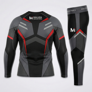 Conjunto Deportivo de Compresión para Hombre, para Gimnasio, Running, Fitness, Entrenamiento, Ropa Deportiva, MALUZA INDUSTRIES, EE. UU., Europa - Product Image 3