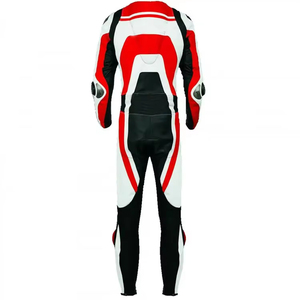 Combinaison de course moto en cuir de vachette Crystal Sports Professional, équipement de moto personnalisé, protection CE. - Product Image 6