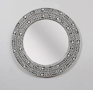 CRAFT WORLD EXPORT Modern Farmhouse Arched Bone Inlay Rectangle Wall <b>Mirror</b> Handmade Luxury Decorative Home <b>Accent</b> - Product Image 4