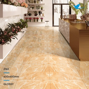 Superventas 600x600 600x1200MM Porcelanato Azulejos de cocina Marrón Pulido Uso al aire libre Villa tradicional Tendencia - Product Image 1