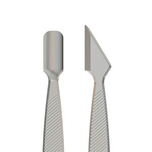Pousse-cuticules professionnel en acier inoxydable léger à double extrémité réutilisable, outils de nettoyage des ongles de haute qualité pour la manucure - Product Image 6
