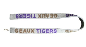 Bolsos de mano cruzados hechos a mano con cuentas y rayas coloridas ajustables, correas de repuesto para el día del juego, tamaños personalizados, bonito diseño - Product Image 2