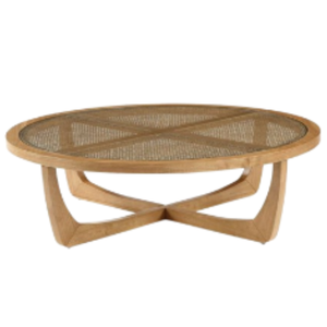 Living Room Coffee Table Round Shape Home Furniture Teak Wood Materials Manufacturing In Indonesia - Product Image 3