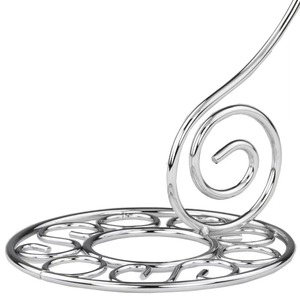 Elegant Metal Wire Hanging Fruit Holder Circle Shape <b>Storage</b> Basket Home Decoration Stand - Product Image 3