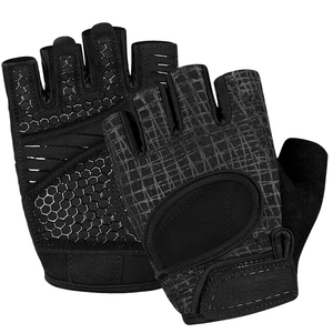Custom Weightlifting <b>Gloves</b> With Built In Wrist Wraps Heavy Duty Hand Protection Grip Powerlifting Training <b>Gloves</b> Blanks - Product Image 6
