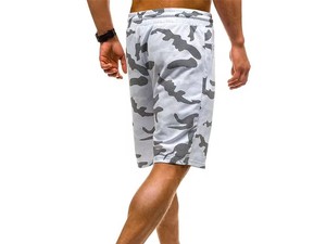 Pantalones Cortos de Lona para Hombre, Estilo Casual, para Entrenamiento y Running, con Logotipo Personalizado al por Mayor, Cintura Media, Algodón/Poliéster, Ropa de Playa OEM - Product Image 2