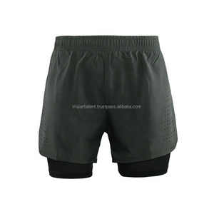 กางเกงขาสั้นใส่ได้ทั้งชายและหญิงสำหรับ2024วิ่งกางเกงขาสั้นสำหรับผู้ใหญ่สีพื้นขนาดใหญ่พิเศษเป็นมิตรกับสิ่งแวดล้อม - Product Image 4