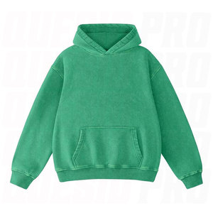 Mens Vintage Acid Wash Hoodie Oversized Fit Heavyweight Pullover Sweatshirt Couples Wear Winter Heavyweight Cotton Hoodies - Product Image 6