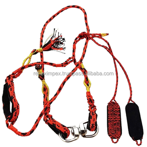 Kit complet de laisse pour faucon arabe avec rênes en cuir polyester, pivot et laisse - Product Image 1