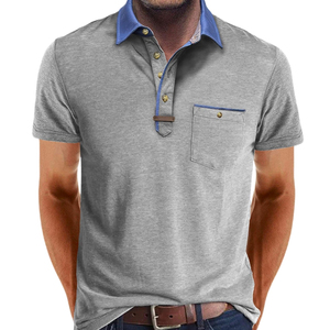 Polo de Manga Corta Unisex Extra Grande, Algodón Premium, Transpirable, Suave, Cómodo, Ligero, Corte Clásico, Elegante y Moderno - Product Image 3
