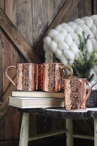 Juego de tazas Moscow Mule de cobre, tazas para bebidas Dawn Harbor, tazas reutilizables hechas a mano, tazas para servir con acabado premium - Product Image 6