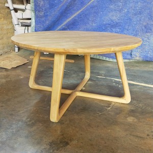<b>Living</b> <b>Room</b> Teak <b>End</b> <b>Table</b> Two Tier Slatted Design for Resort Hotel Villa Patio Hospitality Contract Commercial Furniture - Product Image 6