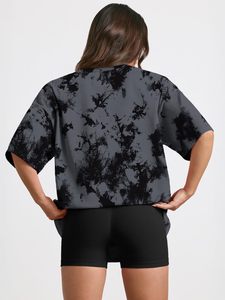 Vente en gros d'usine, t-shirts pour femmes de haute qualité, impression personnalisée, couleur unie, sexy, coupe ajustée, manches courtes, t-shirt féminin - Product Image 4