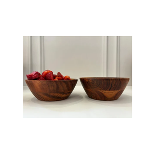 Modern Style Wood Bowl With Handcrafted <b>Table</b> Top Wooden Bowl Snacks Serving Bowl round shape customized size - Product Image 5
