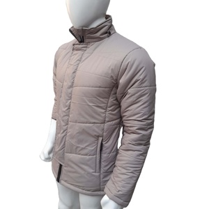 Chaqueta acolchada y acolchada con logotipo de marca personalizado OEM, chaqueta acolchada a prueba de viento con cremallera al por mayor, chaqueta acolchada para hombre con capucha desmontable - Product Image 2