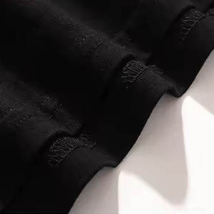 T-shirt à motif lettres en relief pour hommes et femmes, col rond, séchage rapide, style streetwear - Product Image 6