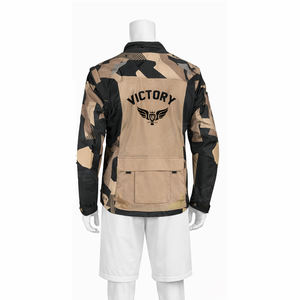 Chaqueta de Motociclismo de Camuflaje, Impermeable, Cortavientos, para Motociclistas, de Tela, para Aventuras - Product Image 4