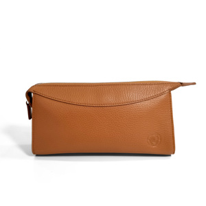 [Hot Item] High Quality Castello Genuine Cowhide Leather Utility <b>Zipped</b> <b>Pouch</b> Characters Pattern Polyester Unisex 5 Colors - Product Image 2