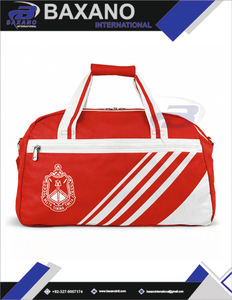 Bolsas de Lona Duraderas y Ligeras de Cuero de la Hermandad Delta Sigma Theta, Bolsa de Viaje, Gimnasio y Fin de Semana Personalizada en Azul Real y Blanco con Logotipo - Product Image 4