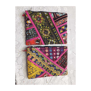 Bolsos Tribales Banjara Elegantes, Hechos a Mano, Estilo Boho Étnico, Bolso Tote de Algodón Bordado, Bolso de Hombro de Diseño Vintage para Mujer - Product Image 3