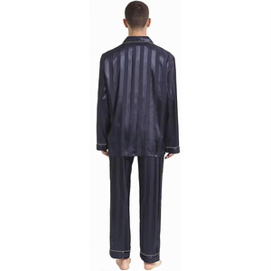 Pijama de Satén de Dos Piezas Transpirable Personalizado 2026 para Hombre, Talla XL, Camisón de Algodón, Traje de Dormir, Diseño Superior de Ropa de Dormir para Verano - Product Image 2
