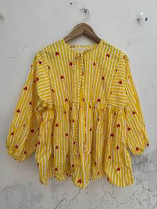 Vestido de Algodón Estampado Floral para Mujer, Venta al por Mayor, Vestido Casual Holgado de Verano - Product Image 6