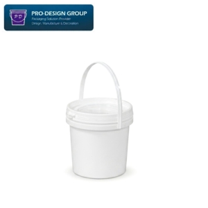 1L Plastic Paint Container with Color Mixing Lid; Airtight Pail for Precise Paint Mixing & Storage - Product Image 2