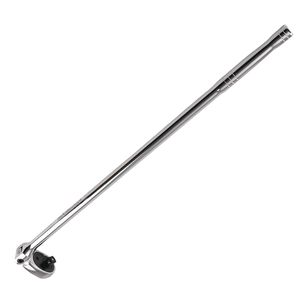 Manico a cricchetto flessibile extra lungo da 24 pollici con attacco da 1/2 pollice, 72 denti, reversibile, cromato, per riparazioni auto - Product Image 4