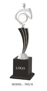 Trophée sportif or, argent, bronze avec base gravée pour récompenses et compétitions, trophée en métal avec base en bois - Product Image 5