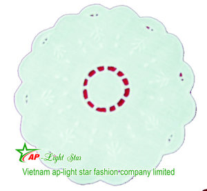 Serviettes de cocktail brodées de produits chauds frais du Vietnam pour les fêtes - Product Image 6