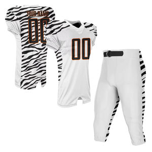 Uniformes de Fútbol Americano Personalizados, 100% Poliéster, Spandex, Nailon, Sublimación de Banderas 7v7, Nuevo Diseño - Product Image 1
