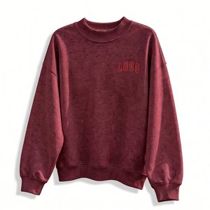 Sweat-shirt oversize style High Street pour les marques de vêtements, prix de gros et service de logo personnalisé - Product Image 2