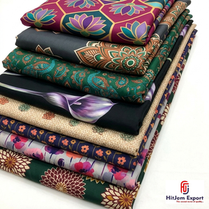 Tela de Poliéster Ligera y Suave de Primera Calidad con Estampado Digital para Prendas de Moda, Vestidos y Textiles para el Hogar - Product Image 2