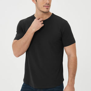 Camisetas de hombre de verano de alta calidad con diseño de patrón sólido a bajo precio para venta en línea a bajo precio. - Product Image 3