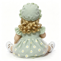 Maßgefertigte Realistische Silikon-Babypuppe, Vollvinyl-Reborn-Puppe, Lebensechte Neugeborene Mädchenpuppe