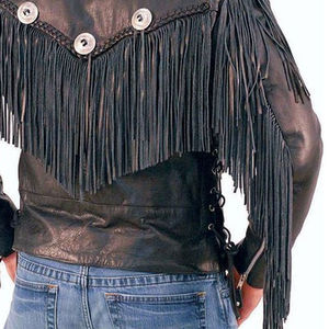 Veste en cuir de style cowboy en peau de mouton pour homme, taille personnalisée, avec logo personnalisé, service OEM/ODM de haute qualité - Product Image 4