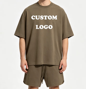 ชุดเสื้อยืดและกางเกงขาสั้นสตรีทแวร์แบบกำหนดเอง OEM ODM แฟชั่นฤดูร้อน ชุดลำลอง ชุดวอร์ม - Product Image 1
