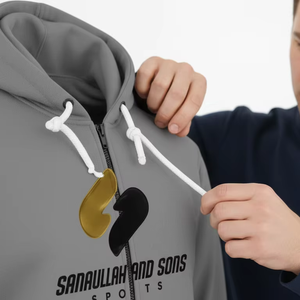 Sudadera con Capucha de Alta Calidad para Hombre, con Cierre Completo, Transpirable, para Gimnasio, con Logotipo Personalizado, Proveedor Mayorista - Product Image 2