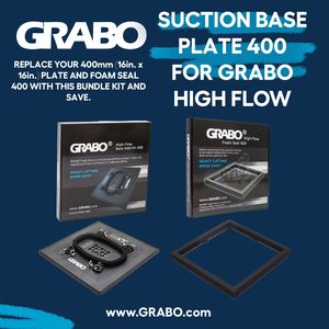 Ventouse à vide haute performance avec plaque d'aspiration 400 et kit d'étanchéité en mousse pour Gripsters, capacité de 242 lb - Product Image 6