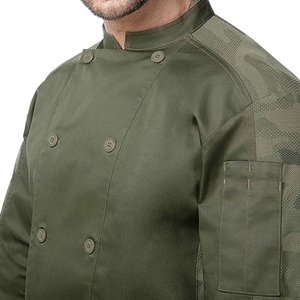 Blouses de chef ajustables pour adultes, uniformes de cuisine pour hommes, pour personnel de restaurant, hôtel, café, boulangerie et traiteur, en vente - Product Image 5