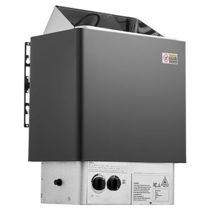 Stufa Elettrica per Sauna a Vapore Secco 2KW 52.9-88.2 Cu. Staffa Pre-Forata da 4 Piedi per 4 Persone - Product Image 1