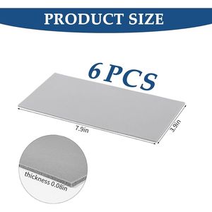 6 tapis de pressage en mousse de silicone double face, résistance à haute température 536F, coussin de protection pour presse à chaud - Product Image 2