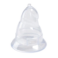 Contenedor Redondo de Plástico para Dulces de Halloween, Diseño de Sombrero de Bruja, Marca Kwang Hsieh, Plástico PS, Apto para Alimentos