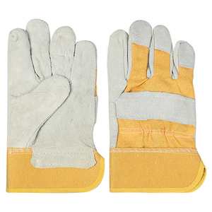 Wholesale Welder Gloves Supplier Cheap 4 Goatskin Cowhide Leather Heat Resistant Safety Hand Work TIG Argon Welding Gloves - Product Image 2