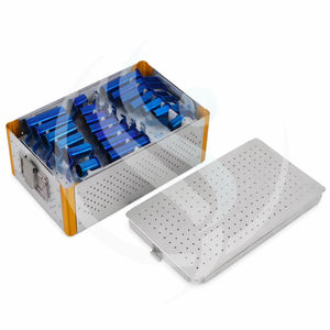 Système d'opérations chirurgicales tubulaires orthopédiques en acier inoxydable de qualité allemande, kit de stérilisation pour la chirurgie de la colonne vertébrale, certifié CE, usage hospitalier - Product Image 1