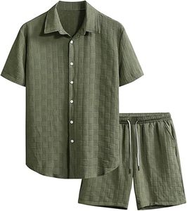 Men Summer <b>Knitted</b> Embroidered 100% Cotton Quick Dry Short Sleeve Custom Logo Joggers Suits <b>Set</b> Shirt and Short <b>Set</b> - Product Image 5