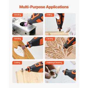 Portable DC12V 119-Piece Cordless Rotary <b>Tool</b> Kit Mini <b>Power</b> 28-Level Speed 5000-32000 RPM Multi-Purpose DIY Engraver - Product Image 6