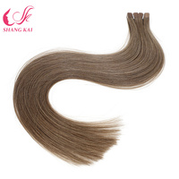 Extensions de cheveux vierges Remy à bandes adhésives, super double drawn, cuticules alignées, vente en gros, prix abordable, très demandées