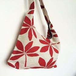 Bolsa de lino para llevar la compra, natural, resistente, con asa, tono neutro, para uso diario, suave. - Product Image 3