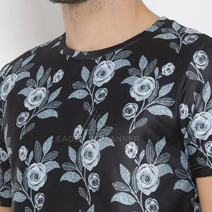 เสื้อยืดพิมพ์ลายผู้ชาย ผ้าฝ้าย 100% ทรงหลวม แขนสั้น สำหรับขายออนไลน์ - Product Image 5